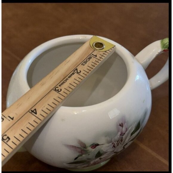 Vintage Floral Teapot & Cup Set With Hummingbird - Picture 12 of 12